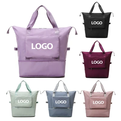 Supplier Travel Duffel Bags Waterproof Sports Fitness Adjustable Gym Yoga Bag Large Capacity Travel Handbag Weekend Bag Women