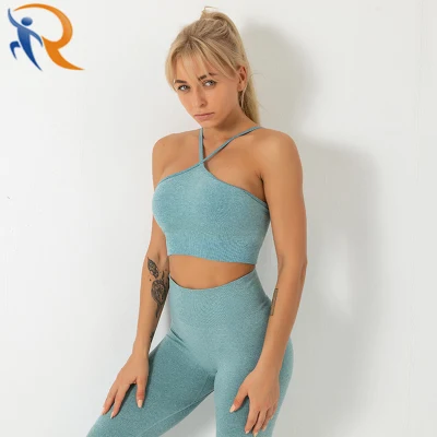 Fashion Sexy Women Fitness Gym Wear Top Fitness Yoga Set